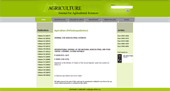 Desktop Screenshot of agriculture.sk