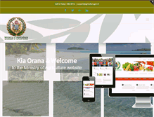 Tablet Screenshot of agriculture.gov.ck