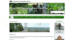 Desktop Screenshot of agriculture.gov.dm