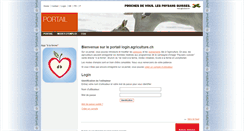 Desktop Screenshot of login.agriculture.ch