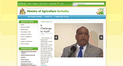 Desktop Screenshot of agriculture.gov.bb